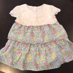 Baby Gap Short Sleeve Floral Dress